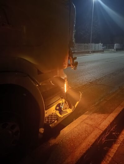 Incidente a Basaluzzo tra un camion e un’auto: nessun ferito
