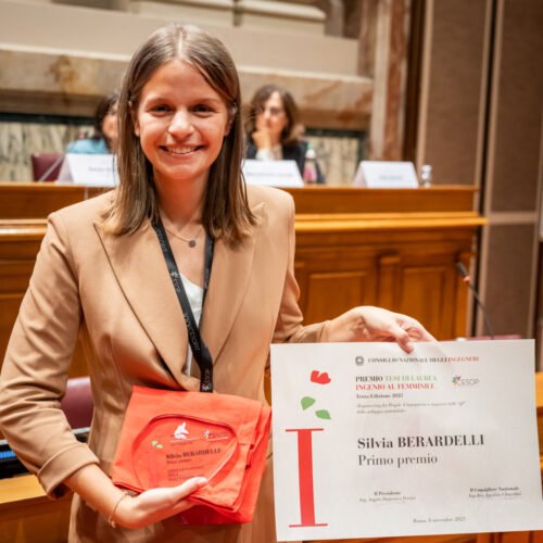 Silvia Berardelli vince la terza edizione Premio ingegneria femminile