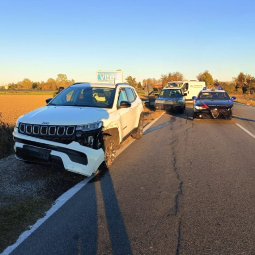 Incidente tra due auto a Capriata d’Orba: una persona lievemente ferita