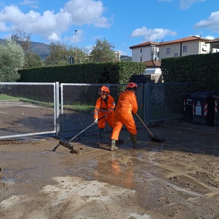 Alluvione in Toscana: Protezione Civile del Piemonte impegnata a Montemurlo