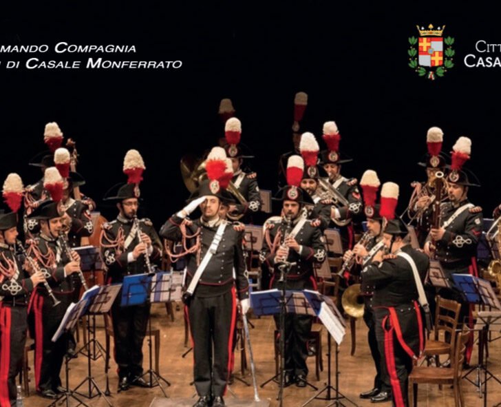 Il 17 dicembre al Teatro Municipale di Casale concerto della Fanfara dei Carabinieri