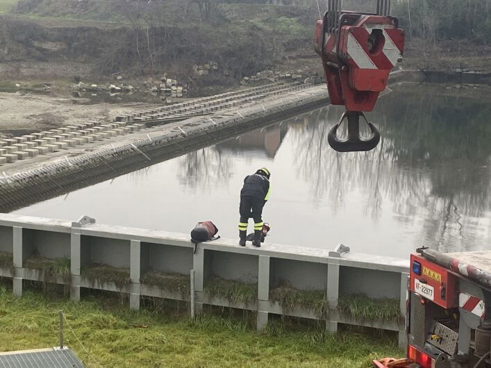 Recuperata un’auto dalle acque del fiume Bormida. Era della donna investita a Tortona