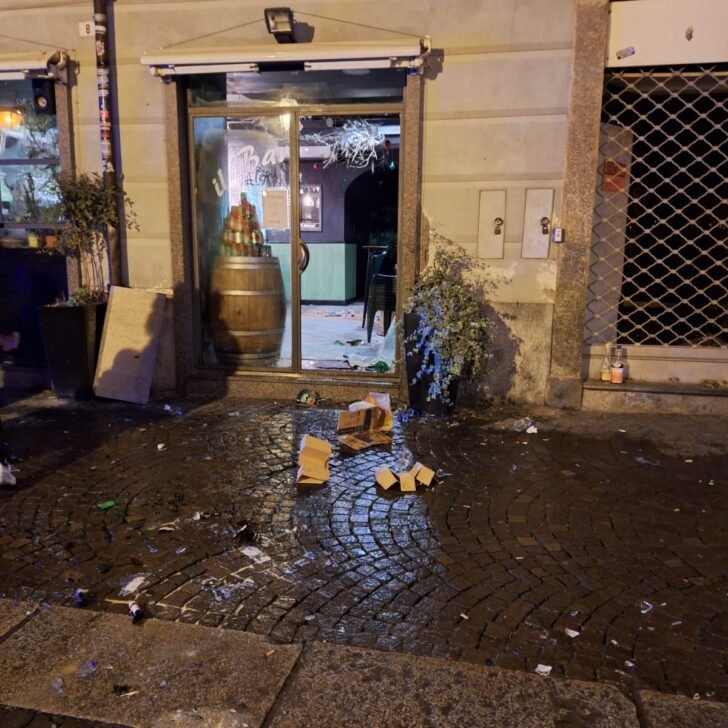Sfonda la vetrina di un bar di Novi Ligure per continuare a bere. Arrestato dai Carabinieri
