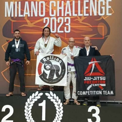 Brazilian Jiu Jitsu: sei medaglie per la Rolling JJ Alessandria alla Milano Challenge