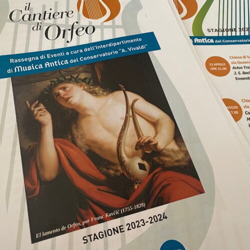 “Il cantiere di Orfeo”, la nuova rassegna di musica antica del Conservatorio di Alessandria