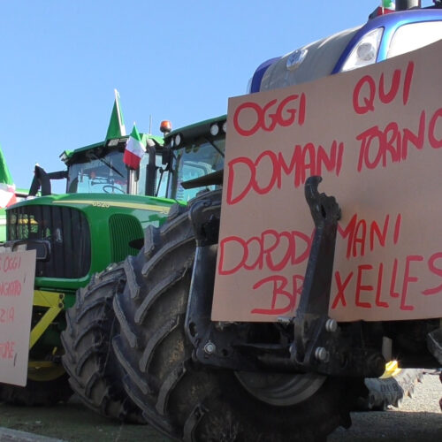“Pronti ad andare a Bruxelles”: ad Alessandria il rombo di oltre 200 trattori contro la crisi dell’agricoltura