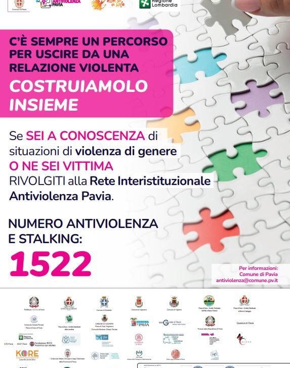 Partita la nuova campagna informativa della rete antiviolenza di Pavia