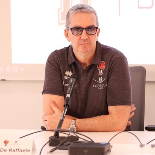 Verso Bertram Derthona-Reggio Emilia, coach De Raffaele: “Squadra di grande qualità e molto equilibrata”