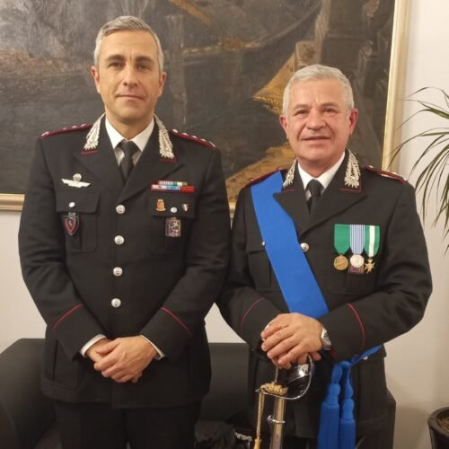 Il Maggiore Antonio Trancuccio dopo 39 anni da Carabiniere va in pensione