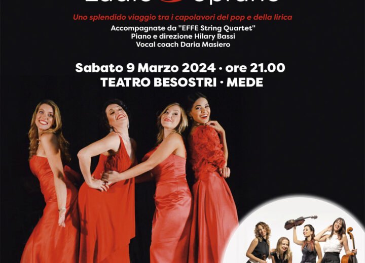 Sabato 9 marzo le LadieSoprano al Teatro Besostri di Mede