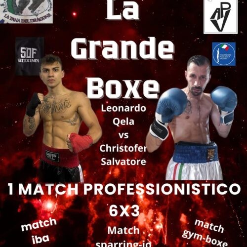 Torna la grande boxe ad Alessandria: sabato l’incontro tra Leonardo Qela e Christofer Salvatore