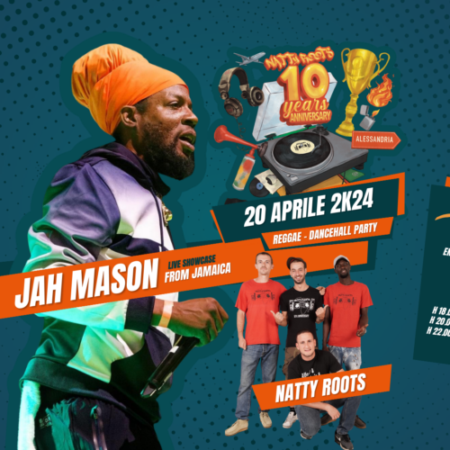 L’icona reggae Jah Mason al Laboratorio Sociale per i dieci anni di Natty Roots