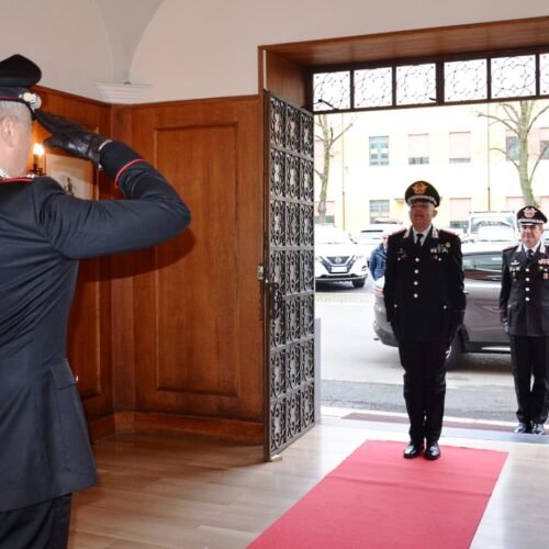 Il Generale di Corpo d’Armata Gino Micale in visita al Comando Provinciale dei Carabinieri Alessandria