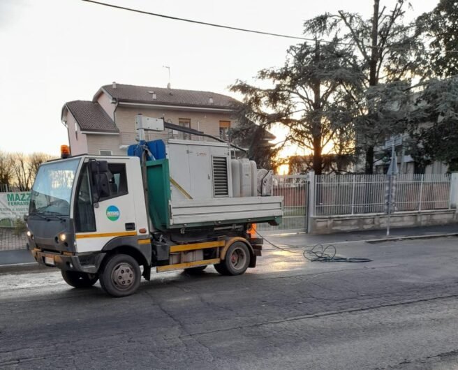 A Spinetta terminato l’intervento di pulizia di Amag Ambiente: via Genova riaperta alla circolazione
