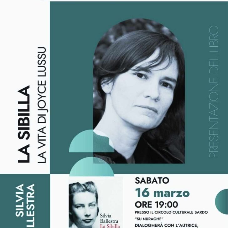 Il 16 marzo al Circolo Sardo di Alessandria Silvia Ballestra presenta il romanzo “La Sibilla. Vita di Joyce Lussu”