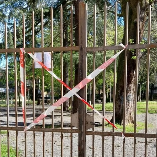 Forte vento a Ovada: chiuso il parco Pertini