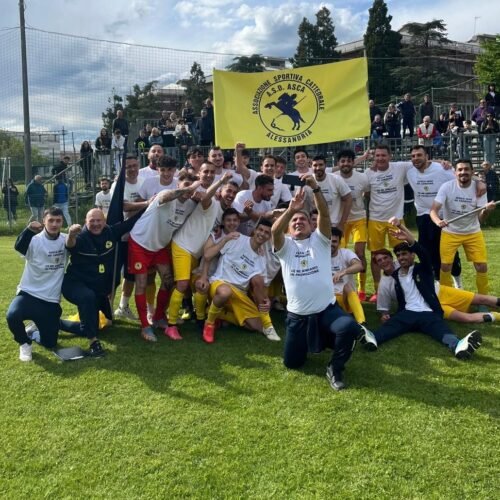 Tripudio Asca: i gialloblu vincono la Prima Categoria e tornano in Promozione un anno dopo la retrocessione