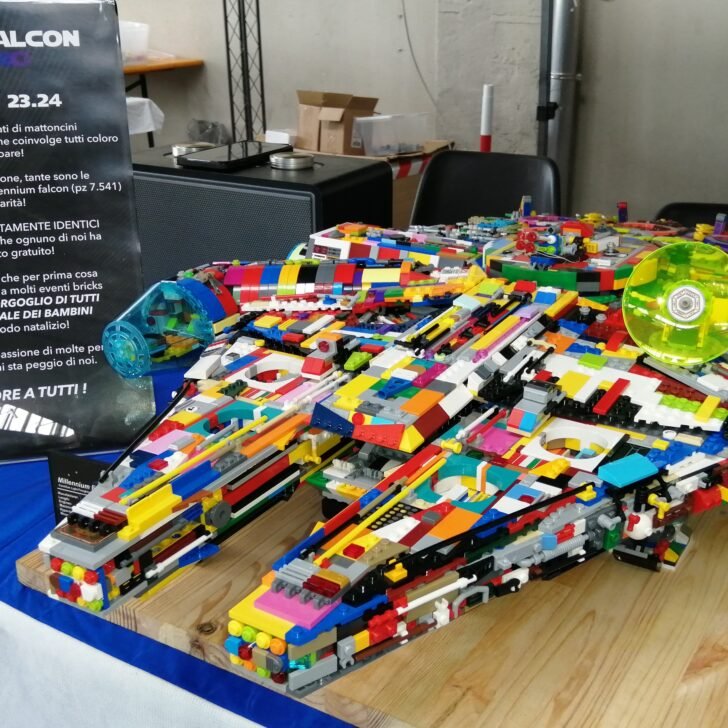 Capolavori Lego a CasaleComics: la Millennium Falcum e l’Isola di Mario World
