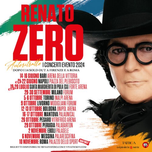 Renato Zero ancora in tour con “Autoritratto – I Concerti Evento”