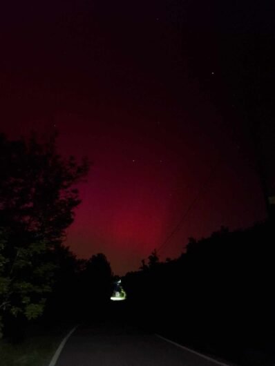 L’aurora boreale in provincia di Alessandria: le [FOTO] dei lettori