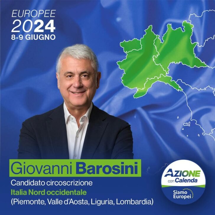 Elezioni europee: venerdì 10 maggio incontro con il candidato di Azione Giovanni Barosini