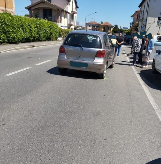Donna investita da un’auto a Novi Ligure: sul posto il 118 e la Polizia Locale