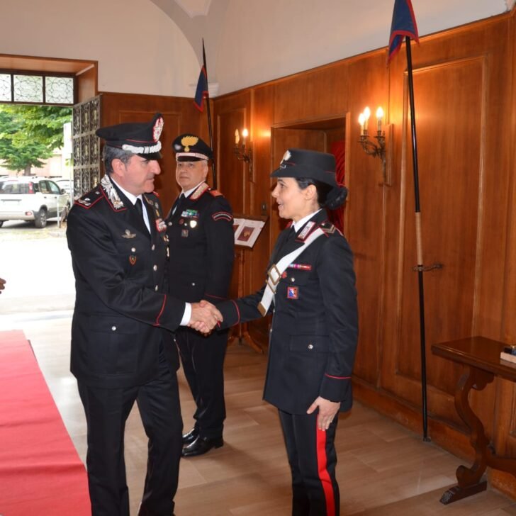 Il Generale Di Stasio saluta i Carabinieri di Alessandria e ricorda il Tenente Bonavera