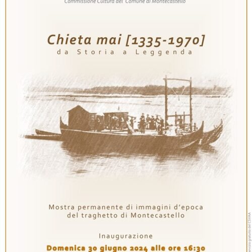 Domenica l’inaugurazione della mostra permanente sul traghetto di Montecastello