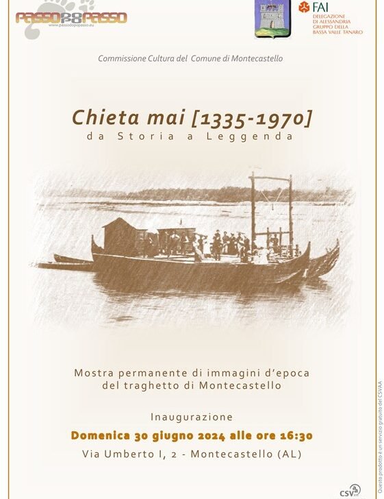 Domenica l’inaugurazione della mostra permanente sul traghetto di Montecastello