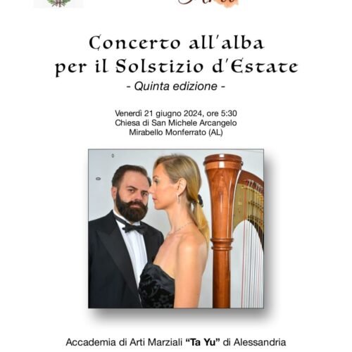 Il 21 giugno a Mirabello il “Concerto all’alba per il solstizio d’estate” nella Chiesa di San Michele