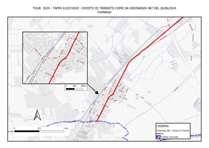 Divieti e chiusure delle vie per il passaggio del Tour de France ad Alessandria