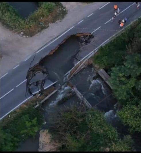 Crollo della strada a Torrevecchia Pia: l’erosione possibile causa del cedimento