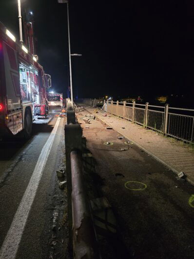 Incidente ponte Tiziano: una persona deceduta, salvata la donna a bordo