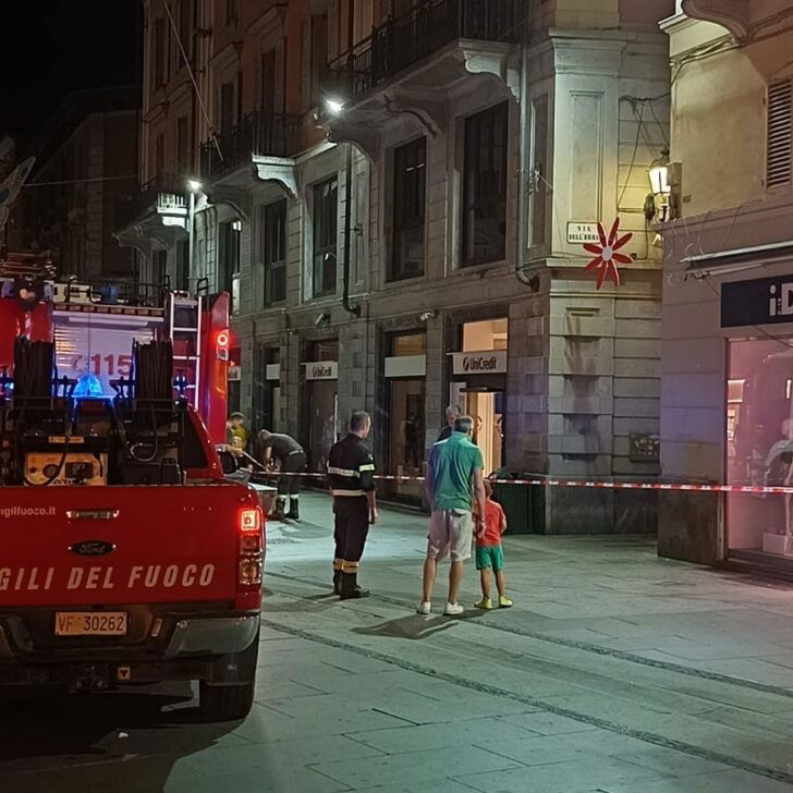 Cavo sfiamma in vicolo dell’Erba ad Alessandria