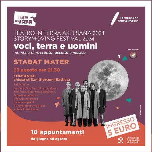 Il Faber Teater a Fontanile venerdì 23 agosto allo Storymoving Festival