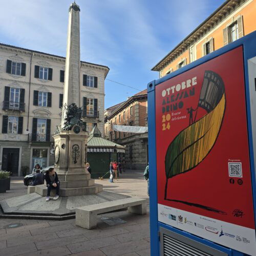 In piazzetta lo studio mobile che racconta l’Ottobre alessandrino, il mese del cinema