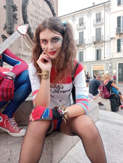 I cosplayer di ALEcomics in Piazzetta della Lega