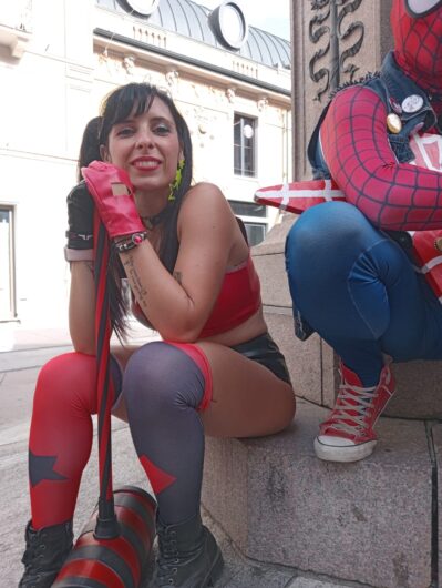 I cosplayer di ALEcomics in Piazzetta della Lega