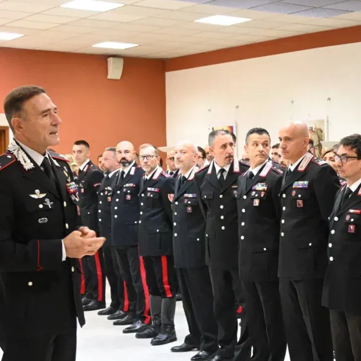 Il Generale Paterna in visita al Comando provinciale dei Carabinieri di Alessandria