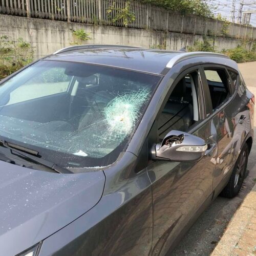 Tre auto vandalizzate in via Vecchia Torino ad Alessandria: indaga la Polizia