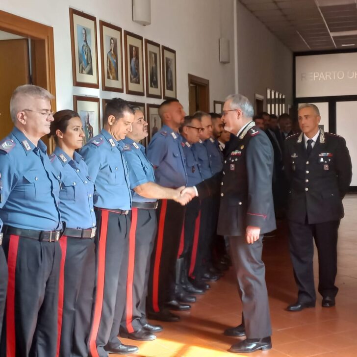 Il Comandante della Legione Carabinieri “Lombardia” in visita al Comando Provinciale di Pavia