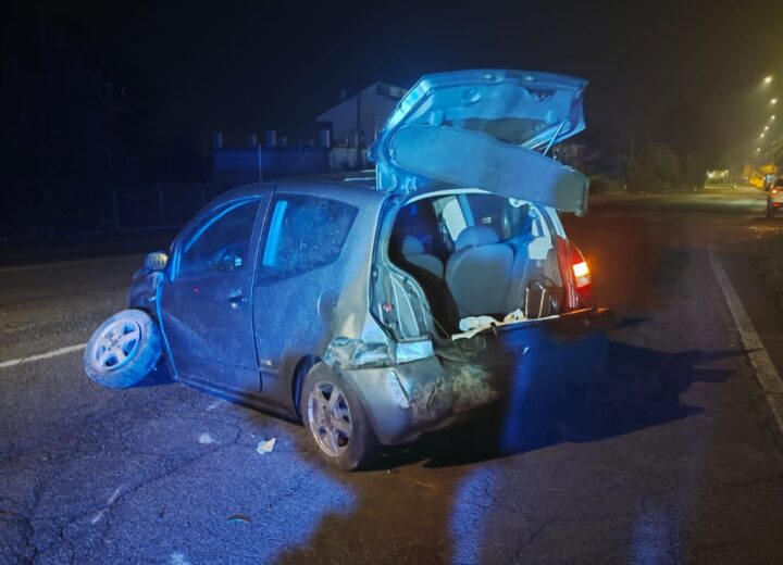 Incidente lungo la Sp35 a Pozzolo. Danni all’auto ma nessun ferito