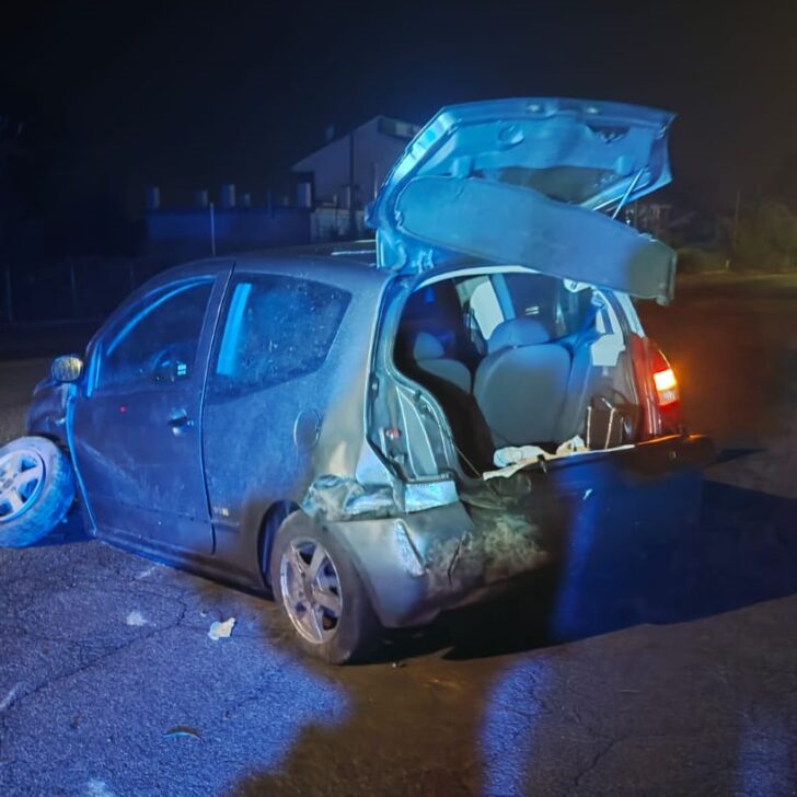 Incidente lungo la Sp35 a Pozzolo. Danni all’auto ma nessun ferito