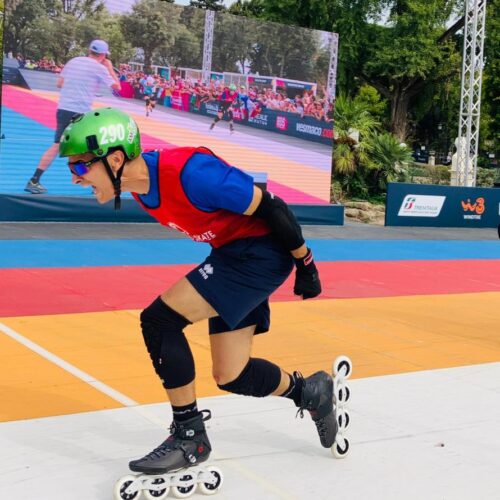 Skate cross: a Roma l’alessandrino Luca Borromeo diventa campione del mondo. Bronzo per Rebecca Minetto