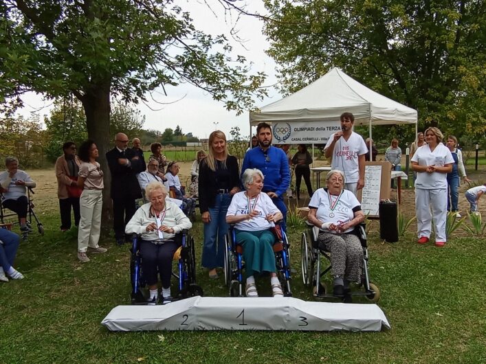 A Casal Cermelli le Olimpiadi della Terza Età: un pomeriggio di festa per gli anziani di Villa S. Fortunato