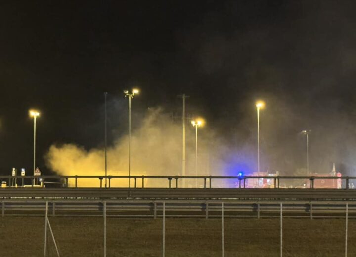 Perdita di acido nell’area di servizio Monferrato Est. Autostrada A26 chiusa in entrambe le direzioni