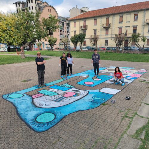 Ai Giardini Usuelli di Alessandria un tappeto di colori permanente per stimolare i giochi dei bambini