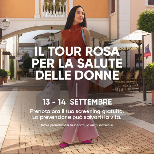 Il 13 e 14 settembre al Serravalle Designer Outlet visite gratuite per la prevenzione del tumore al seno