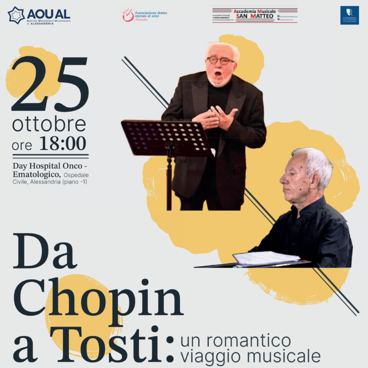 Musica per l’anima all’ospedale di Alessandria: da Chopin a Tosti