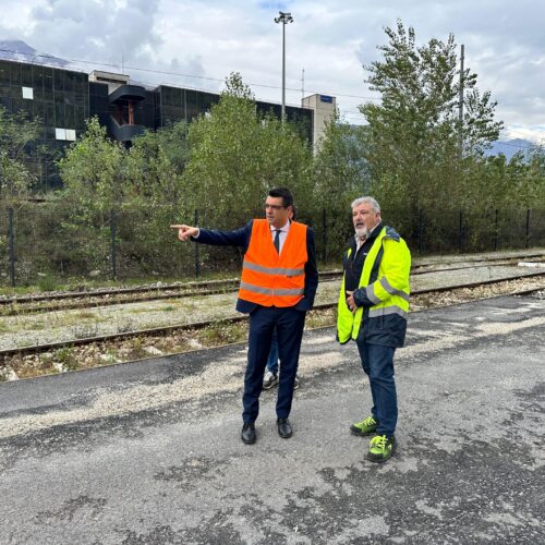 A Domodossola sopralluogo dell’assessore Bussalino al Terminal Intermodale Domo2